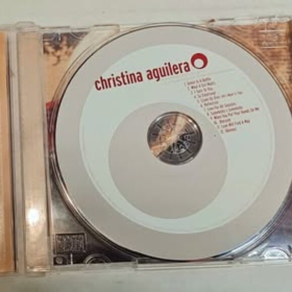 Vintage 90s Christina Aguilera Genie in a a bottle CD- No skips - Picture 2 of 3